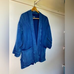 Levis Brand Denim Kimono.  Made & Crafted line.  Size 0.